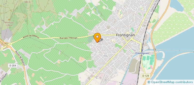 localisation de l'entreprise MONSIEUR GERALD MARITANO à FRONTIGNAN