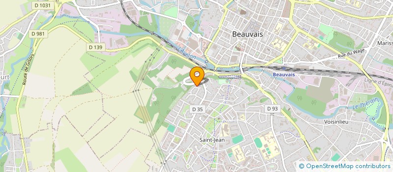 localisation de l'entreprise MONSIEUR GERALD MAUBERT  BEAUVAIS