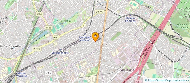 localisation de l'entreprise MONSIEUR GERALD MAZZOCCO à ANTONY