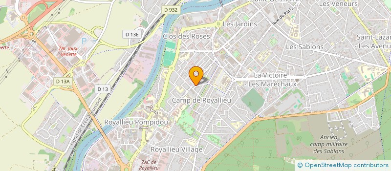 localisation de l'entreprise MONSIEUR GERALD MERCIER à COMPIEGNE