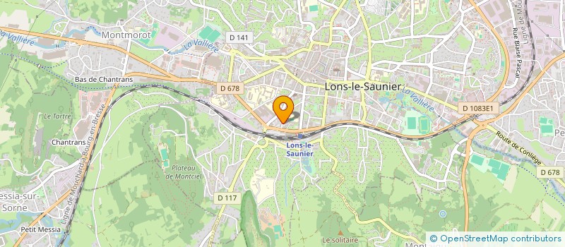 localisation de l'entreprise MONSIEUR GERALD MOINE à LONS-LE-SAUNIER