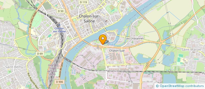 localisation de l'entreprise MONSIEUR GERALD MOISSON  CHALON-SUR-SAONE