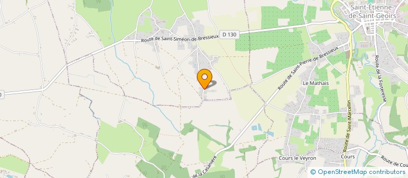 localisation de l'entreprise MONSIEUR GERALD MONTANIER à BREZINS