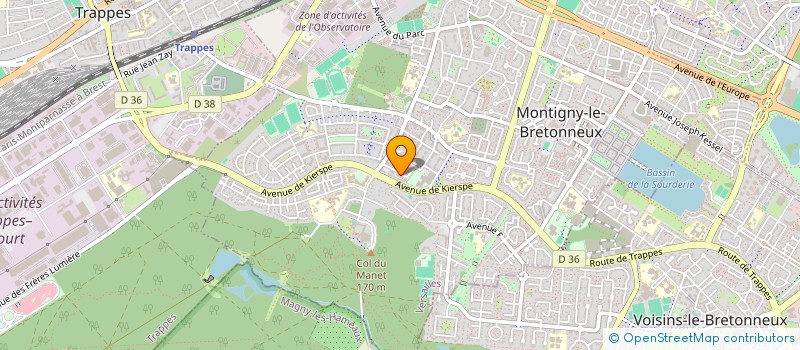 localisation de l'entreprise MONSIEUR GERALD MONTYNE  MONTIGNY-LE-BRETONNEUX