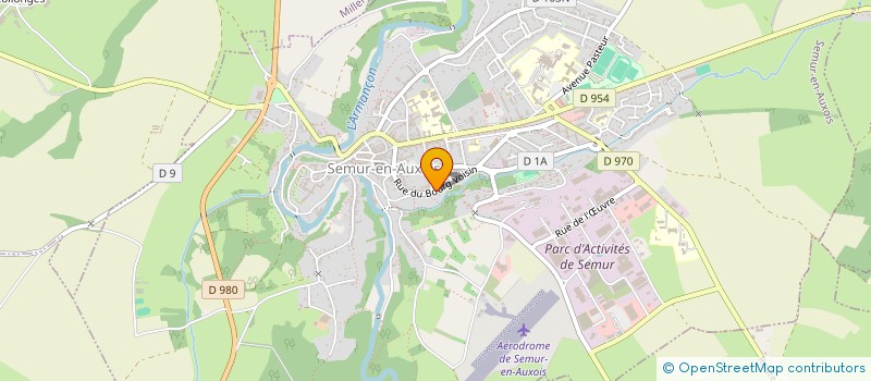 localisation de l'entreprise MONSIEUR GERALD MOULE à SEMUR-EN-AUXOIS