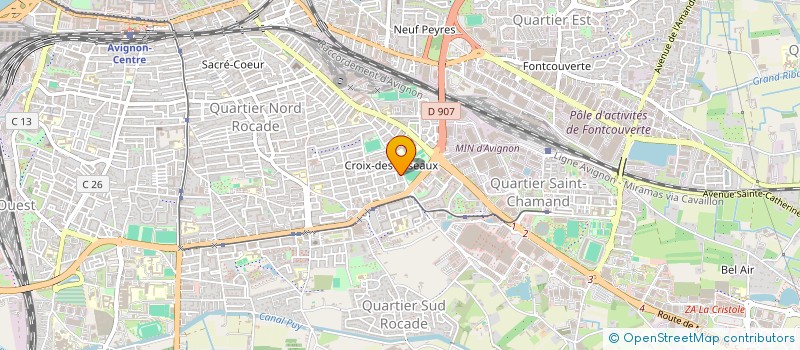 localisation de l'entreprise MONSIEUR GERALD MOURIER  AVIGNON