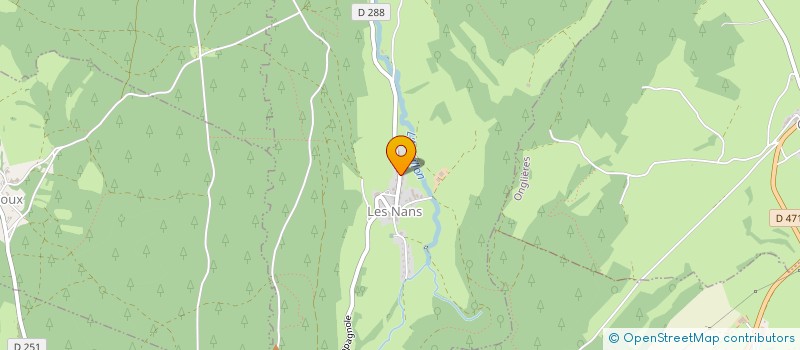 localisation de l'entreprise MONSIEUR GERALD MOUTENET  VILLERS-SOUS-CHALAMONT