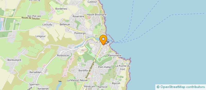 localisation de l'entreprise MONSIEUR GERALD MUSCH à LE PALAIS