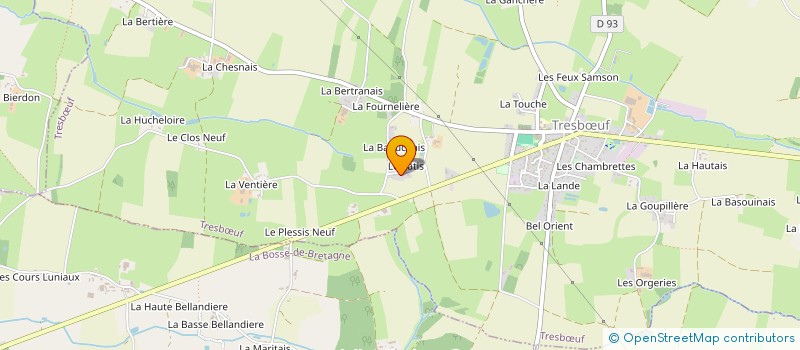 localisation de l'entreprise MONSIEUR GERALD NIMAL  TRESBUF