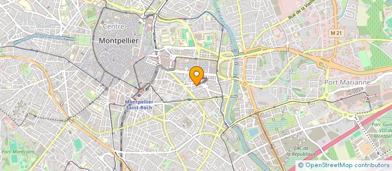 localisation de l'entreprise MONSIEUR GERALD NOEL  MONTPELLIER