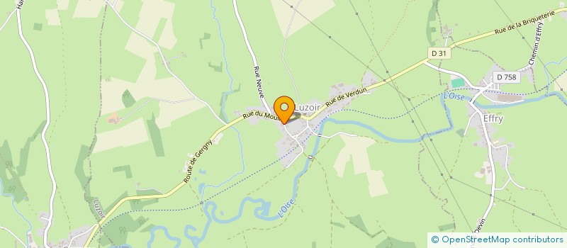 localisation de l'entreprise MONSIEUR GERALD NOWE  LUZOIR