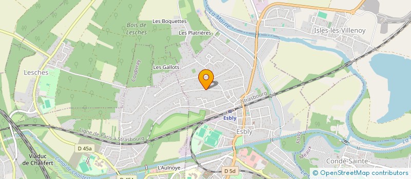 localisation de l'entreprise MONSIEUR GERALD OLIVIER à ESBLY