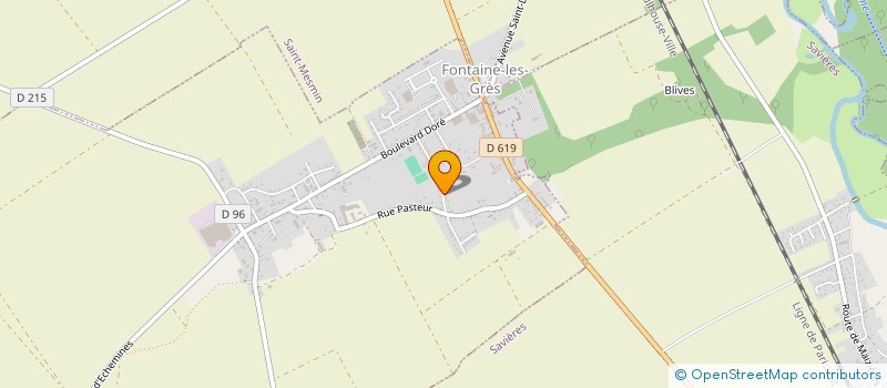 localisation de l'entreprise MONSIEUR GERALD PAILLARD  FONTAINE-LES-GRES