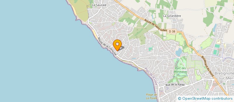 localisation de l'entreprise MONSIEUR GERALD PAQUI  BRETIGNOLLES-SUR-MER