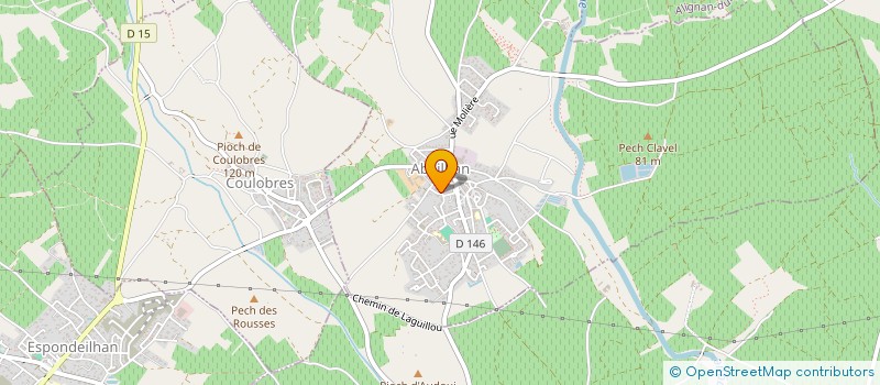 localisation de l'entreprise MONSIEUR GERALD PERROT  ABEILHAN