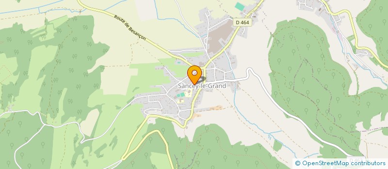 localisation de l'entreprise MONSIEUR GERALD PIERNE  SANCEY