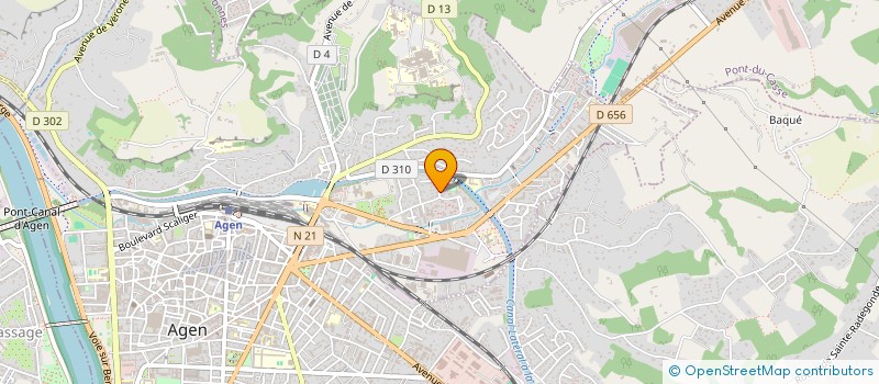 localisation de l'entreprise MONSIEUR GERALD PITON  AGEN