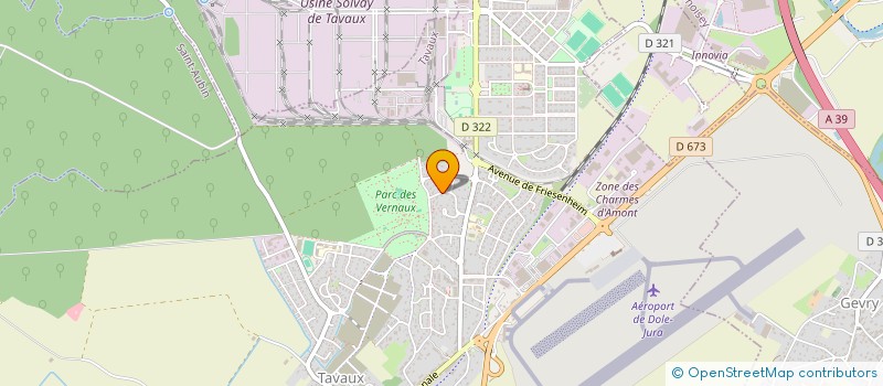 localisation de l'entreprise MONSIEUR GERALD POIFFAUT  TAVAUX