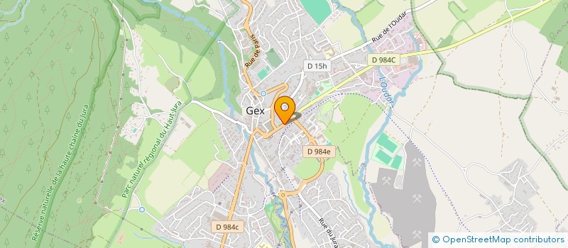 localisation de l'entreprise MONSIEUR GERALD PRUVOST  GEX