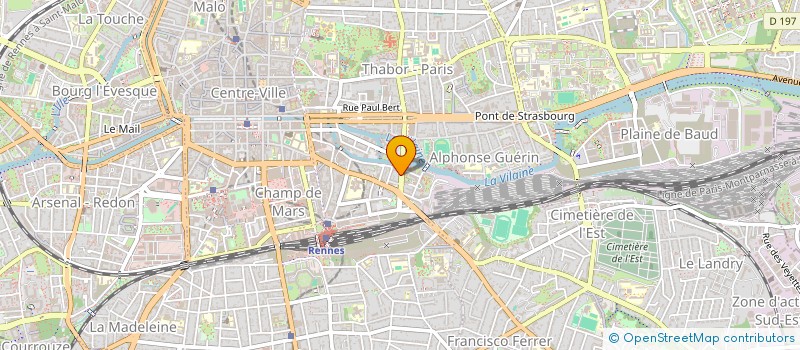 localisation de l'entreprise MONSIEUR GERALD QERACA  RENNES