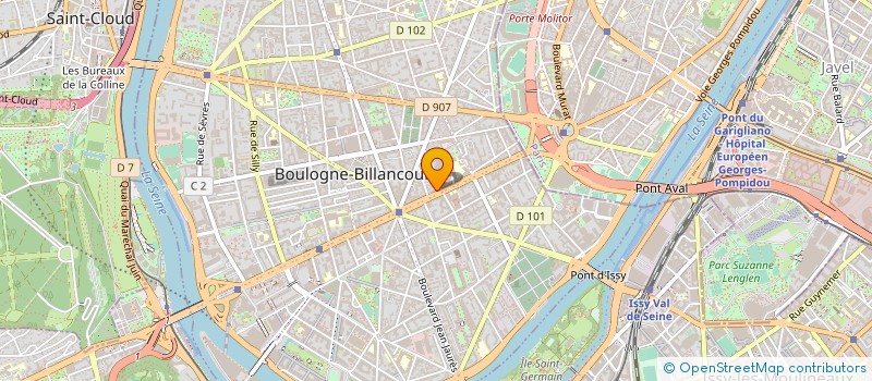 localisation de l'entreprise MONSIEUR GERALD QUATTROCCHI à BOULOGNE-BILLANCOURT