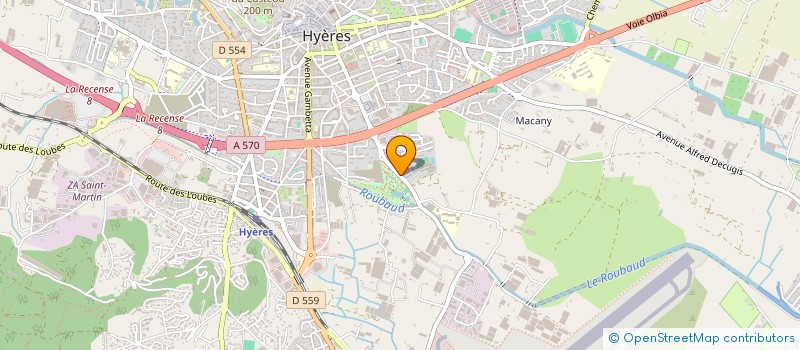 localisation de l'entreprise MONSIEUR GERALD RENARD à HYERES