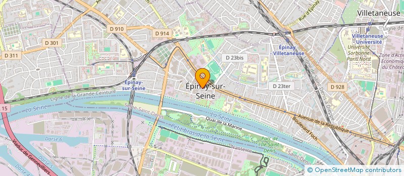 localisation de l'entreprise MONSIEUR GERALD RENON à EPINAY-SUR-SEINE