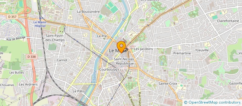 localisation de l'entreprise MONSIEUR GERALD RENOU à LE MANS