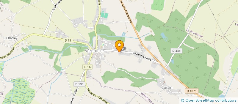 localisation de l'entreprise MONSIEUR GERALD REVEYRAND  VEZERONCE-CURTIN