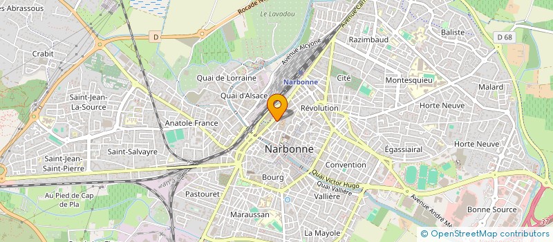 localisation de l'entreprise MONSIEUR GERALD RIOUFOL  NARBONNE