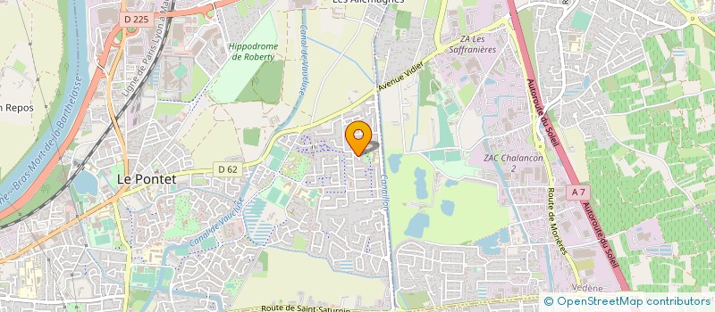 localisation de l'entreprise MONSIEUR GERALD RODA  LE PONTET