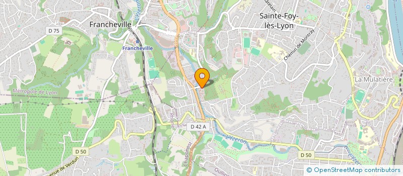 localisation de l'entreprise MONSIEUR GERALD ROLAND à SAINTE-FOY-LES-LYON