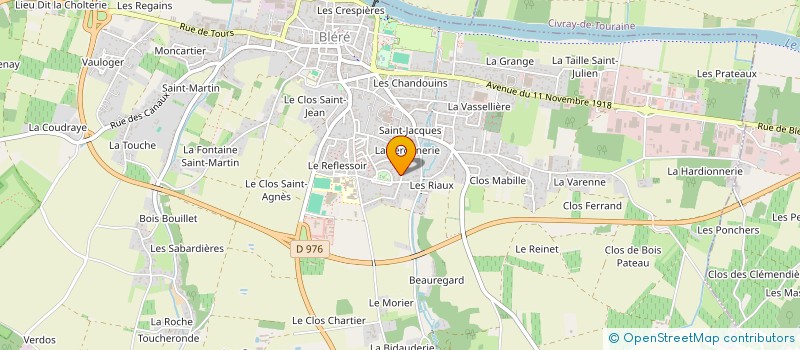 localisation de l'entreprise MONSIEUR GERALD ROSEAU  BLERE