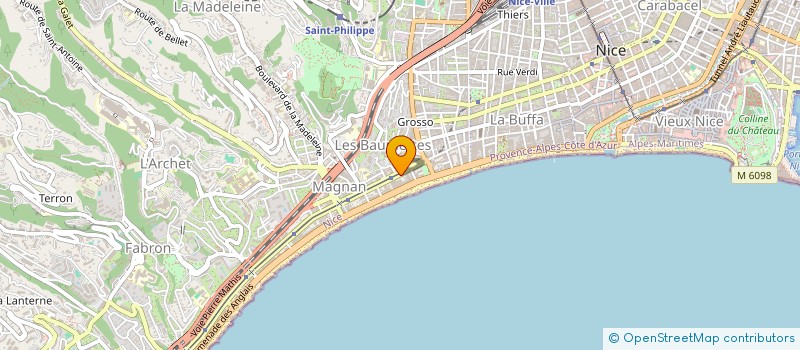localisation de l'entreprise MONSIEUR GERALD ROSSI à NICE