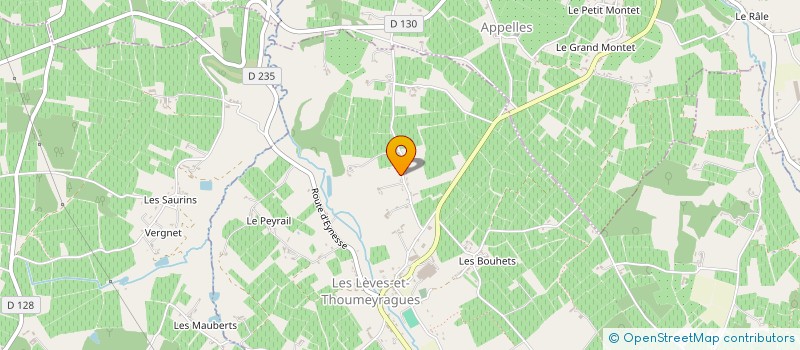 localisation de l'entreprise MONSIEUR GERALD ROUSSEAU  LES LEVES-ET-THOUMEYRAGUES