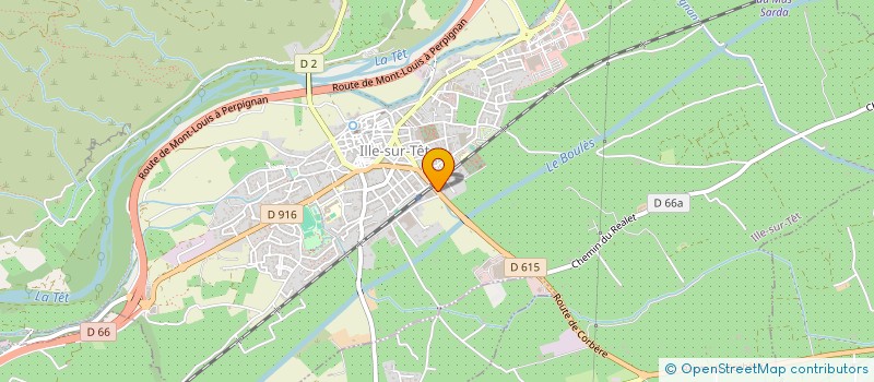 localisation de l'entreprise MONSIEUR GERALD ROUX  ILLE-SUR-TET