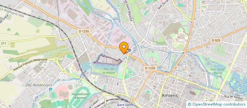 localisation de l'entreprise MONSIEUR GERALD ROUZE à AMIENS