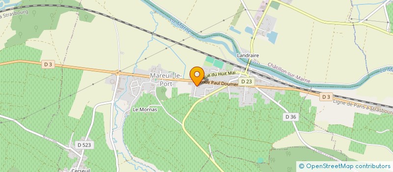 localisation de l'entreprise MONSIEUR GERALD RUELLET  MAREUIL-LE-PORT