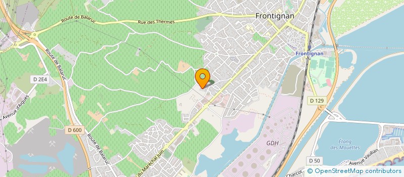 localisation de l'entreprise MONSIEUR GERALD SAINT-MARTIN à FRONTIGNAN