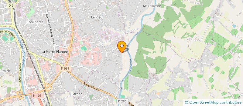 localisation de l'entreprise MONSIEUR GERALD SALOMON à ALES
