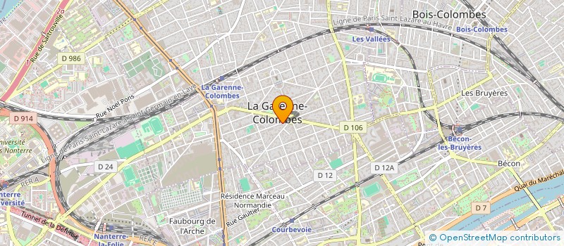 localisation de l'entreprise MONSIEUR GERALD SANDOU à LA GARENNE-COLOMBES