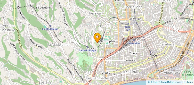 localisation de l'entreprise MONSIEUR GERALD SITBON  NICE