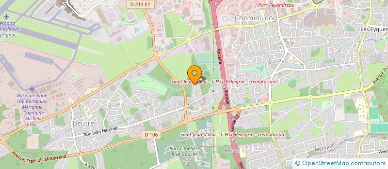 localisation de l'entreprise MONSIEUR GERALD SOUCHET  MERIGNAC