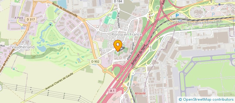 localisation de l'entreprise MONSIEUR GERALD SOUILLAT  ROISSY-EN-FRANCE