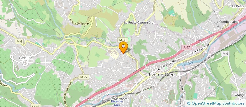 localisation de l'entreprise MONSIEUR GERALD TAVARES  RIVE-DE-GIER