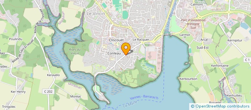 localisation de l'entreprise MONSIEUR GERALD THOMAS à VANNES