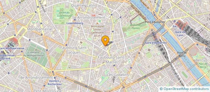 localisation de l'entreprise MONSIEUR GERALD TILMANT à PARIS