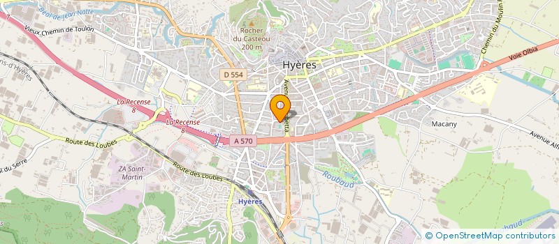 localisation de l'entreprise MONSIEUR GERALD TOULZA à HYERES