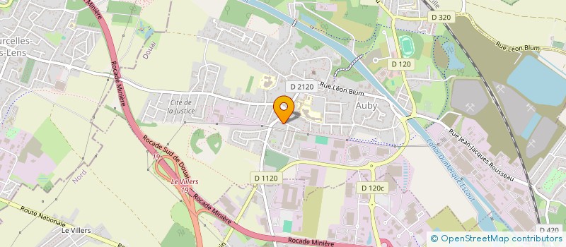 localisation de l'entreprise MONSIEUR GERALD TOURNAY  AUBY