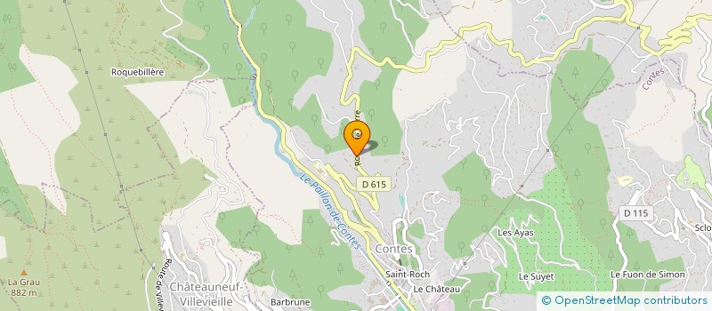 localisation de l'entreprise MONSIEUR GERALD TROVA  CONTES